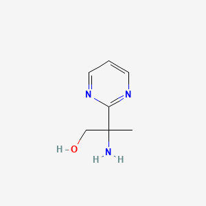 2-Amino-2-(pyrimidin-2-yl)propan-1-ol