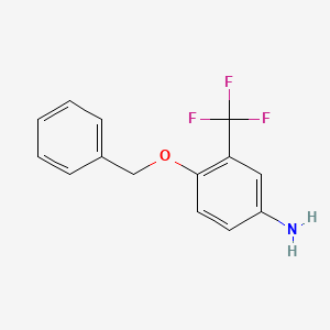 B1354980 4-(Benzyloxy)-3-(trifluoromethyl)aniline CAS No. 70338-47-5