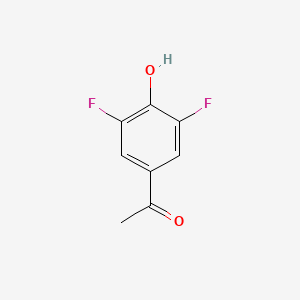 molecular formula C8H6F2O2 B1354988 1-(3,5-二氟-4-羟基苯基)乙酮 CAS No. 133186-55-7