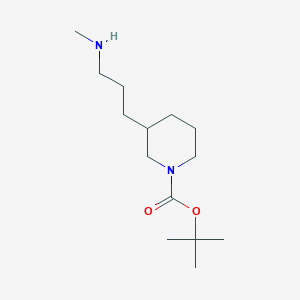 tert-Butyl 3-(3-(methylamino)propyl)piperidine-1-carboxylate