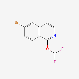 6-Bromo-1-(difluoromethoxy)isoquinoline