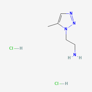 2-(5-methyl-1H-1,2,3-triazol-1-yl)ethan-1-aminedihydrochloride