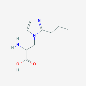 2-Amino-3-(2-propyl-1h-imidazol-1-yl)propanoic acid