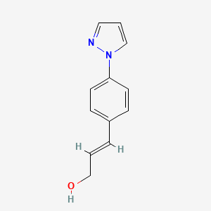 3-(4-(1h-Pyrazol-1-yl)phenyl)prop-2-en-1-ol