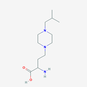 2-Amino-4-(4-isobutylpiperazin-1-yl)butanoic acid