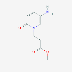 molecular formula C9H12N2O3 B13549985 Methyl 3-(5-amino-2-oxopyridin-1(2h)-yl)propanoate 