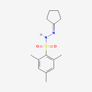 molecular formula C14H20N2O2S B1355000 N'-环戊亚甲基-2,4,6-三甲基苯磺酰肼 CAS No. 83477-71-8