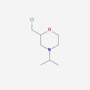 molecular formula C8H16ClNO B1355003 2-(氯甲基)-4-(丙-2-基)吗啉 CAS No. 48119-30-8
