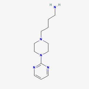 B1355007 4-[4-(Pyrimidin-2-yl)piperazin-1-yl]butan-1-amine CAS No. 33386-20-8