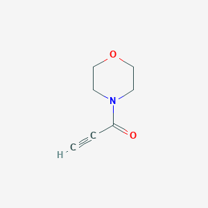 molecular formula C7H9NO2 B1355008 1-(吗啉-4-基)丙-2-炔-1-酮 CAS No. 72431-18-6