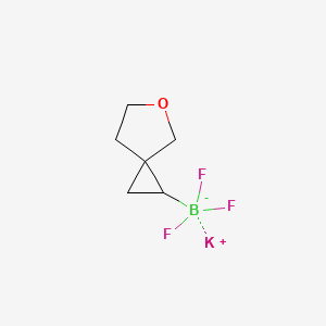 Potassium trifluoro(5-oxaspiro[2.4]heptan-1-YL)borate