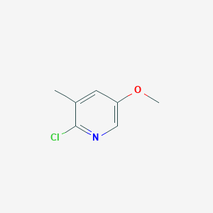 B1355014 2-Chloro-5-methoxy-3-methylpyridine CAS No. 74650-70-7