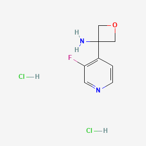 3-(3-Fluoropyridin-4-yl)oxetan-3-aminedihydrochloride