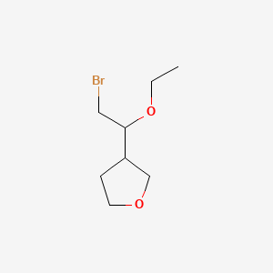 3-(2-Bromo-1-ethoxyethyl)oxolane