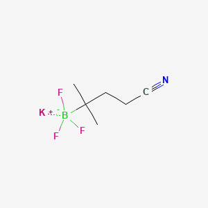 Potassium(4-cyano-2-methylbutan-2-yl)trifluoroboranuide