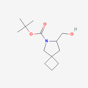 tert-Butyl 7-(hydroxymethyl)-6-azaspiro[3.4]octane-6-carboxylate