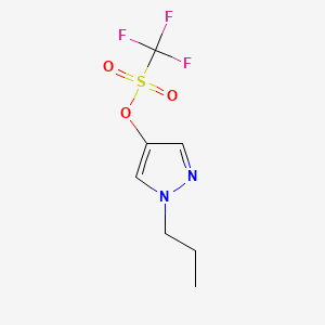 1-propyl-1H-pyrazol-4-yltrifluoromethanesulfonate