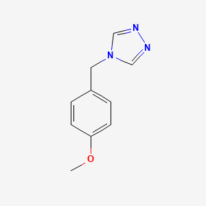 molecular formula C10H11N3O B1355030 4-(4-甲氧基苄基)-4H-1,2,4-三唑 CAS No. 36175-43-6