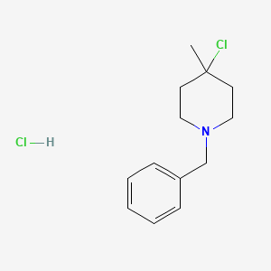 1-Benzyl-4-chloro-4-methylpiperidinehydrochloride