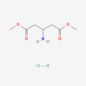 molecular formula C7H14ClNO4 B1355037 3-氨基戊二酸二甲酯盐酸盐 CAS No. 77313-10-1