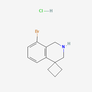 8'-bromo-2',3'-dihydro-1'H-spiro[cyclobutane-1,4'-isoquinoline]hydrochloride