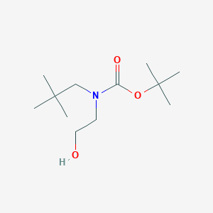 tert-butylN-(2,2-dimethylpropyl)-N-(2-hydroxyethyl)carbamate