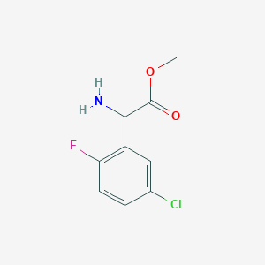 Methyl 2-amino-2-(5-chloro-2-fluorophenyl)acetate