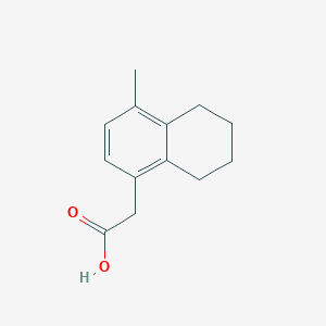 2-(4-Methyl-5,6,7,8-tetrahydronaphthalen-1-yl)aceticacid