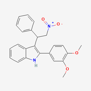 2-(3,4-dimethoxyphenyl)-3-(2-nitro-1-phenylethyl)-1H-indole