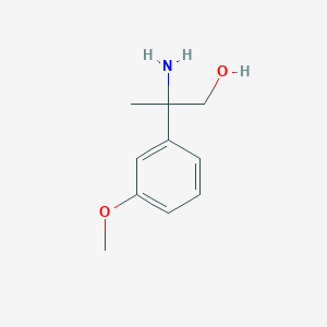 2-Amino-2-(3-methoxyphenyl)propan-1-ol