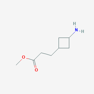 Methyl 3-(3-aminocyclobutyl)propanoate