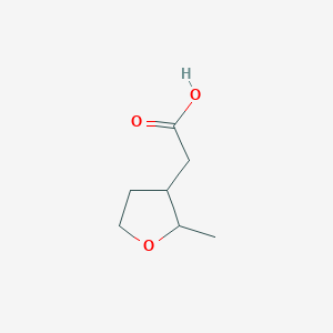 2-(2-Methyltetrahydrofuran-3-yl)acetic acid