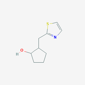 2-(Thiazol-2-ylmethyl)cyclopentan-1-ol