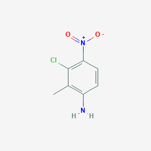 molecular formula C7H7ClN2O2 B1355061 3-氯-2-甲基-4-硝基苯胺 CAS No. 64863-10-1
