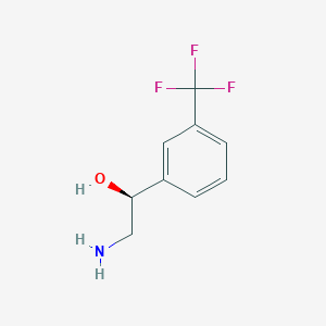 (1S)-2-amino-1-[3-(trifluoromethyl)phenyl]ethan-1-ol