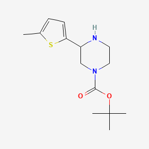 Tert-butyl 3-(5-methylthiophen-2-yl)piperazine-1-carboxylate