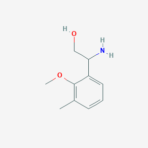 2-Amino-2-(2-methoxy-3-methylphenyl)ethan-1-ol