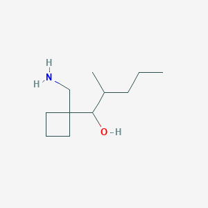 1-(1-(Aminomethyl)cyclobutyl)-2-methylpentan-1-ol