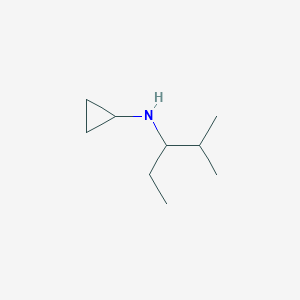 N-(2-methylpentan-3-yl)cyclopropanamine