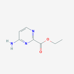 molecular formula C7H9N3O2 B1355104 4-氨基嘧啶-2-羧酸乙酯 CAS No. 71470-41-2