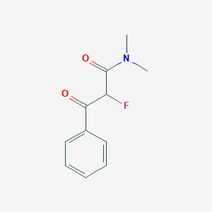 B135511 2-fluoro-N,N-dimethyl-3-oxo-3-phenylpropanamide CAS No. 154353-55-6