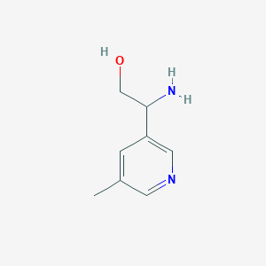 2-Amino-2-(5-methylpyridin-3-yl)ethan-1-ol