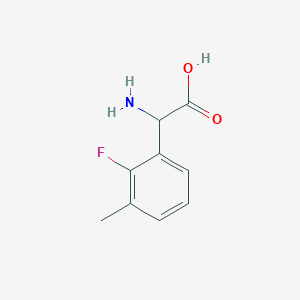 2-Amino-2-(2-fluoro-3-methylphenyl)acetic acid