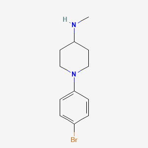 1-(4-Bromophenyl)-N-methyl-4-piperidinamine