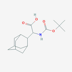 2-(Adamantan-2-yl)-2-{[(tert-butoxy)carbonyl]amino}aceticacid