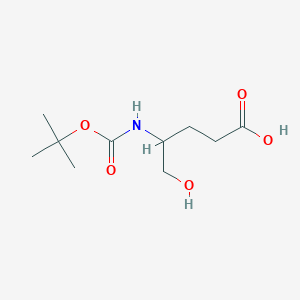 4-{[(Tert-butoxy)carbonyl]amino}-5-hydroxypentanoic acid