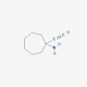 1-Ethynylcycloheptan-1-amine