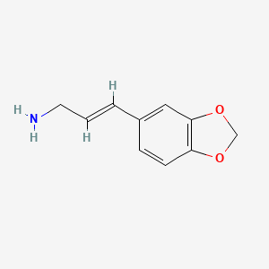 3-(1,3-Dioxaindan-5-yl)prop-2-en-1-amine