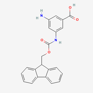 3-((((9H-Fluoren-9-yl)methoxy)carbonyl)amino)-5-aminobenzoic acid