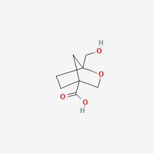 1-(Hydroxymethyl)-2-oxabicyclo[2.2.1]heptane-4-carboxylic acid